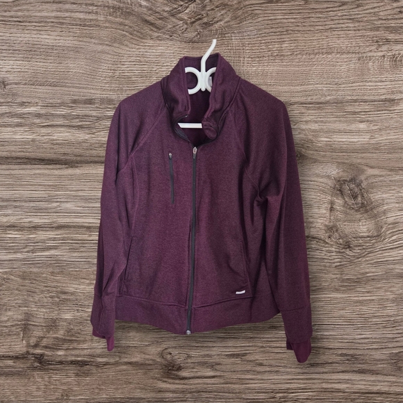 Athletic Works Purple Utility Jacket Full-Zip Fleece Size XXL - Picture 1 of 7